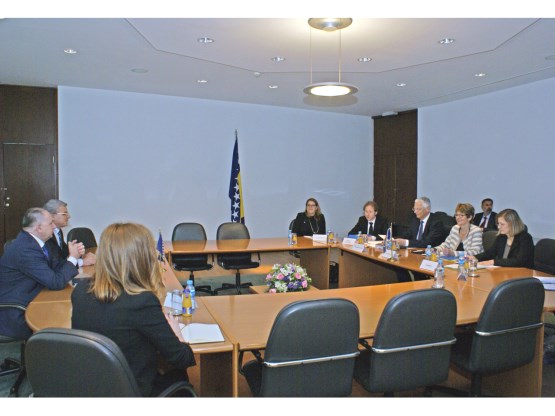 The Speakers of both Houses of BiH Parliamentary Assembly met the Speaker of the Parliamentary Assembly of the Council of Europe 